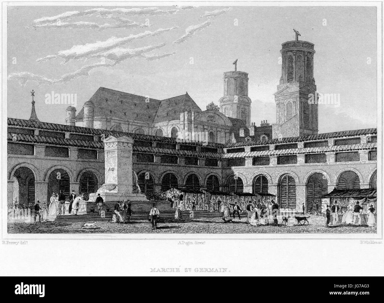 Marche de st germain Black and White Stock Photos & Images Alamy