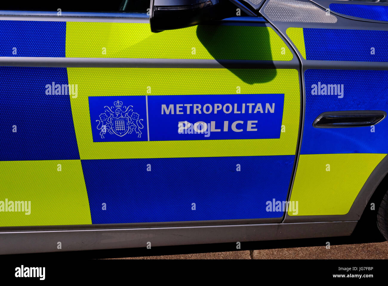 Metropolitan Police car London England UK Stock Photo