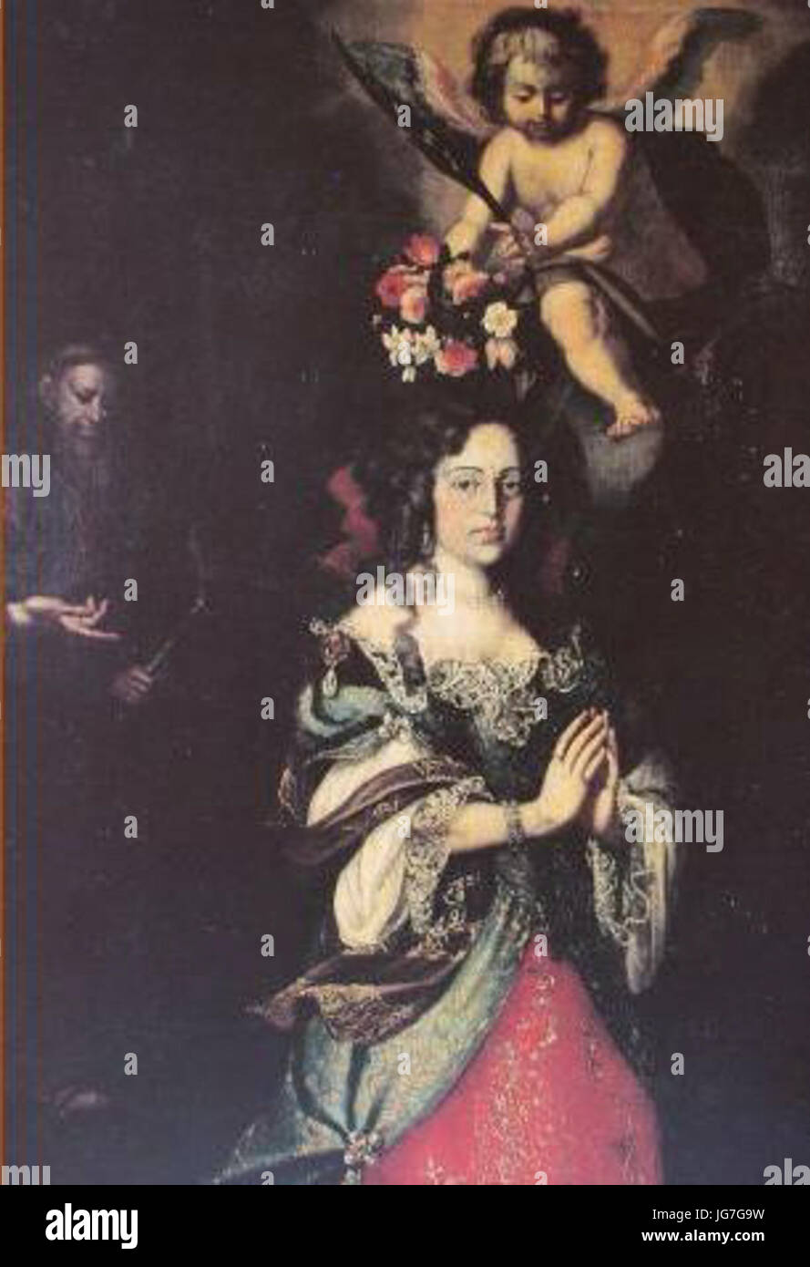 Maria Francisca of Savoy2á Queen of Portugal by an unknown artist Stock