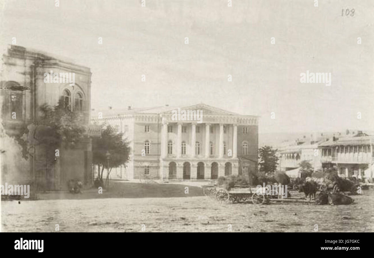 Tbilisi Orthodox Theological Seminary on Yerevan Square 28A29 Stock