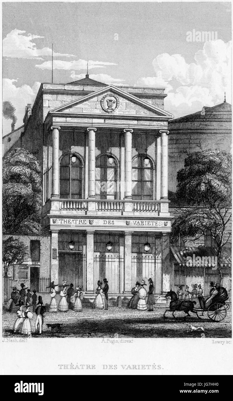 Theatre des varietes Black and White Stock Photos & Images Alamy