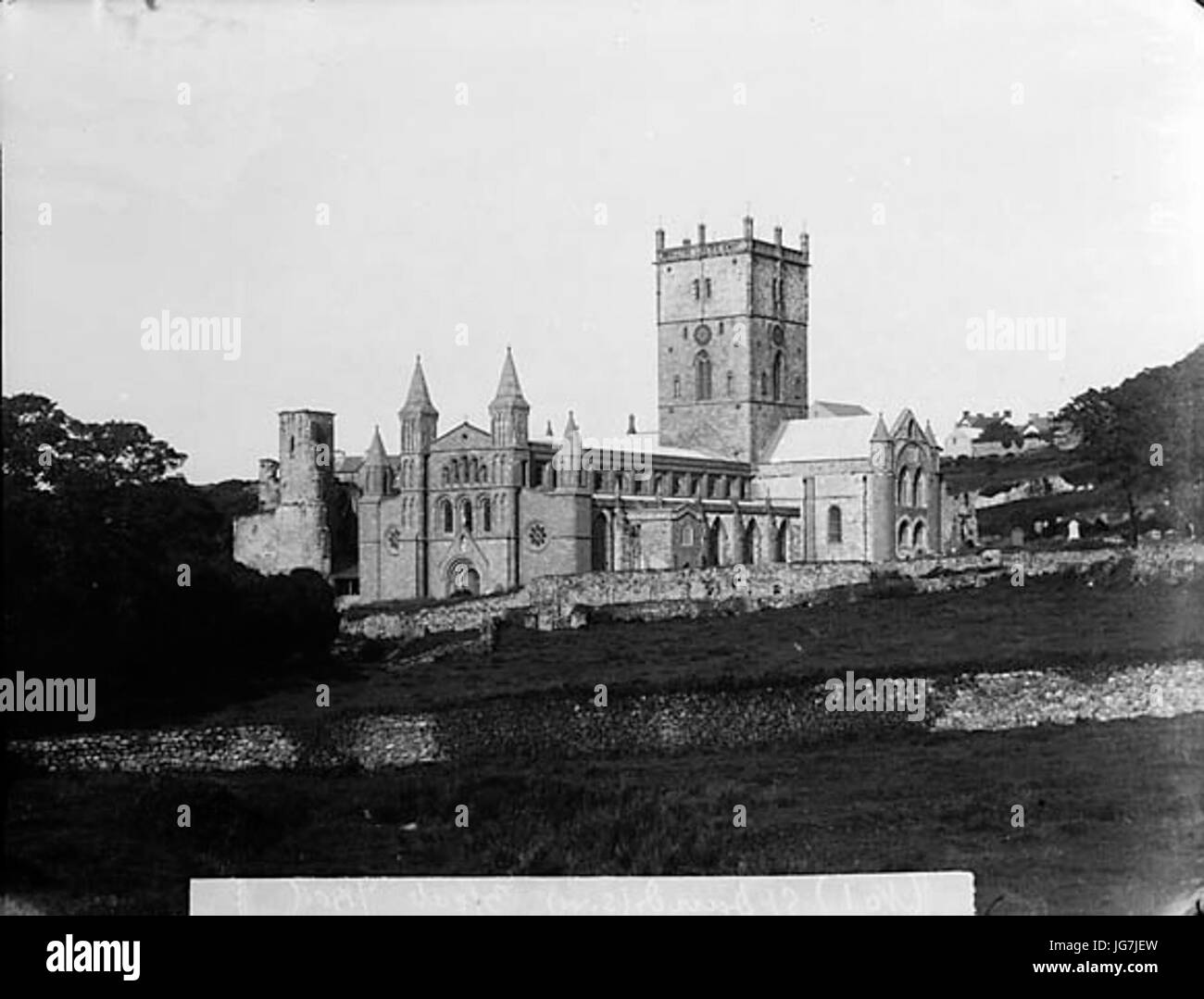 The cathedral St Davids NLW3362360 Stock Photo Alamy