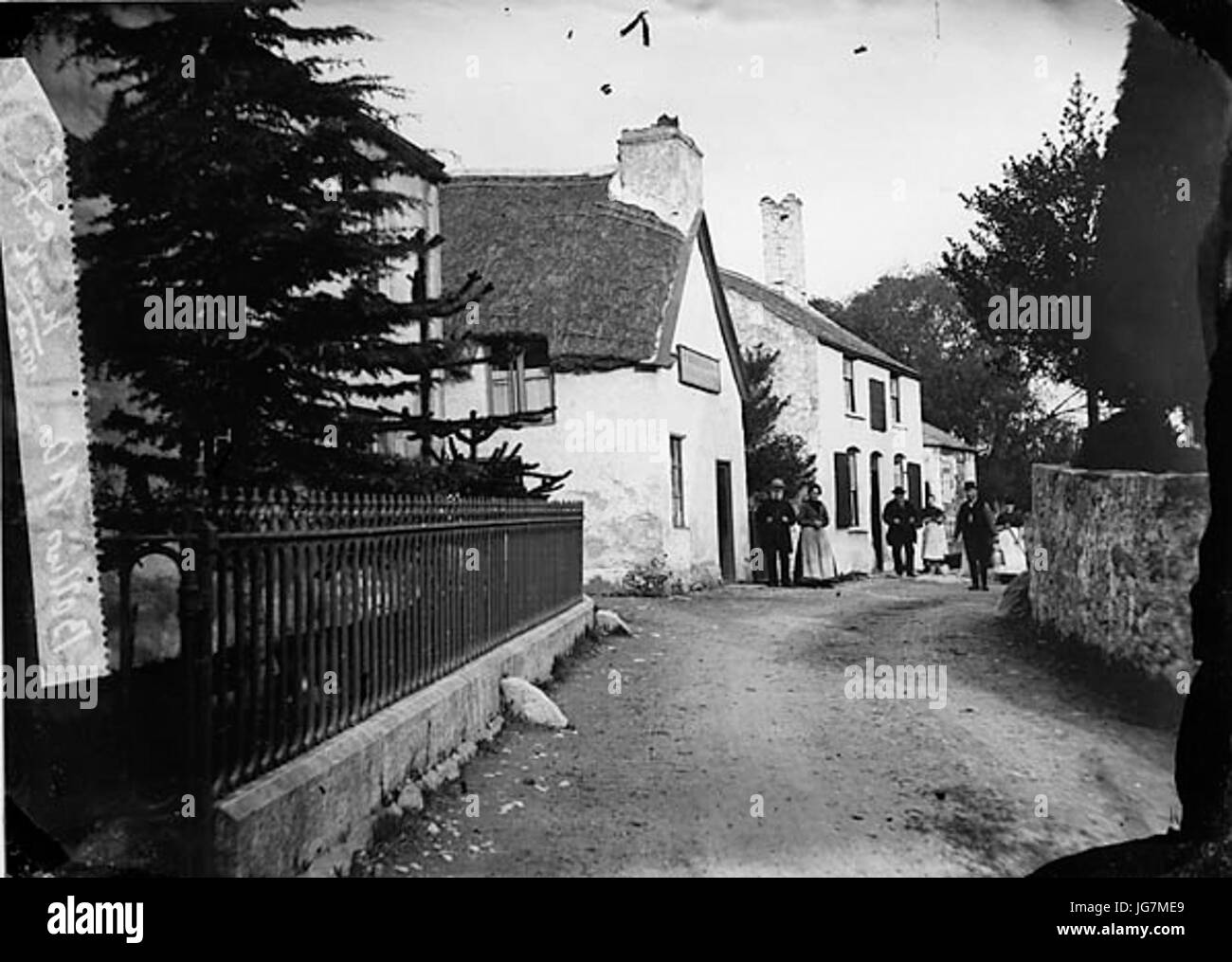 The post office Betws-yn-Rhos NLW3362964 Stock Photo