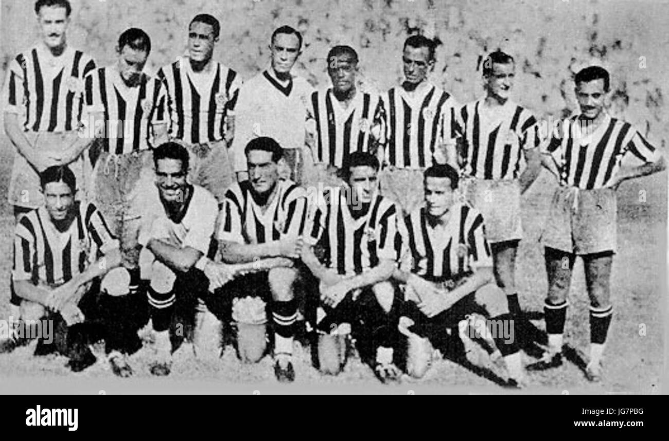 Time Botafogo 1930 s Stock Photo