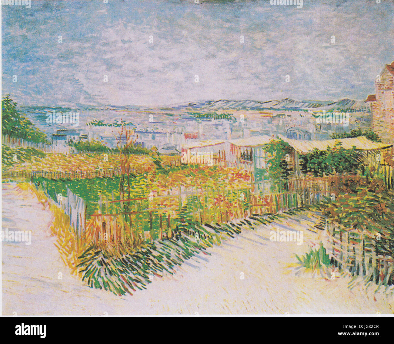 Van Gogh Gemüsegärten am Montmartre Stock Photo Alamy