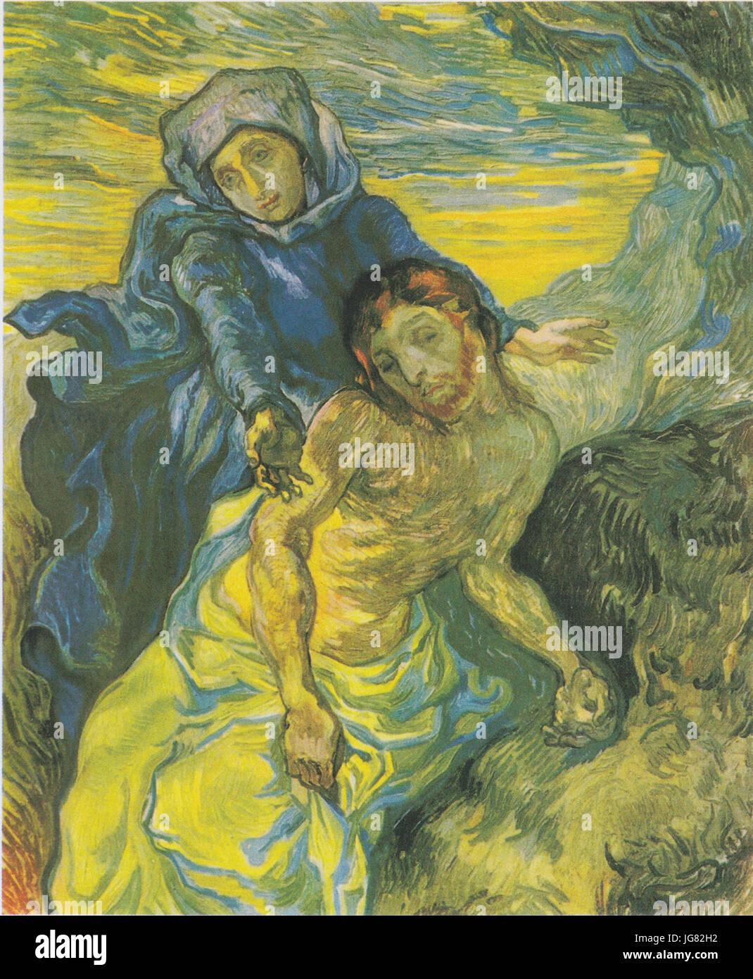 Van Gogh Pietà (nach Delacroix Stock Photo Alamy