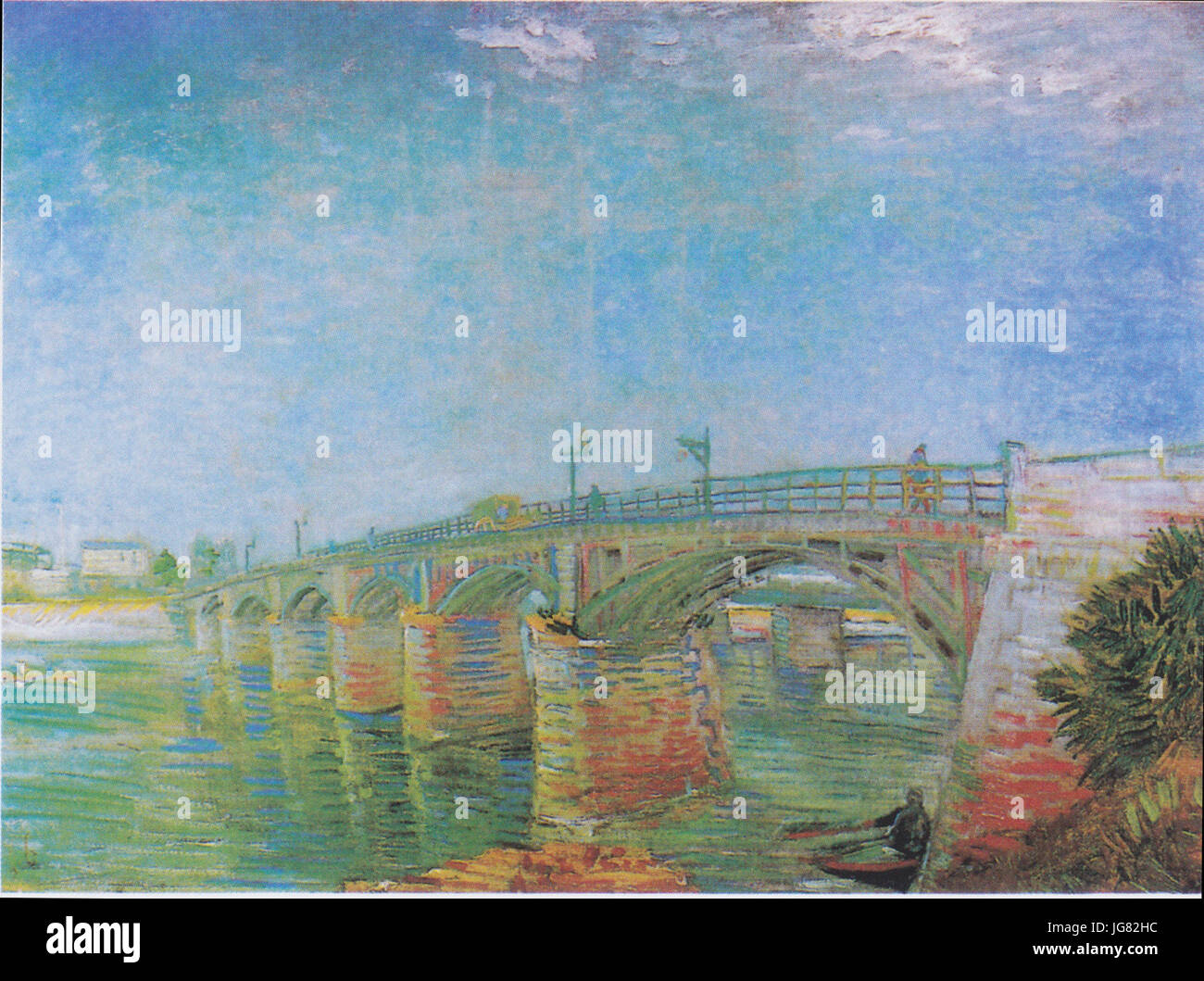 Van Gogh - Seinebrücke bei Asnières Stock Photo - Alamy