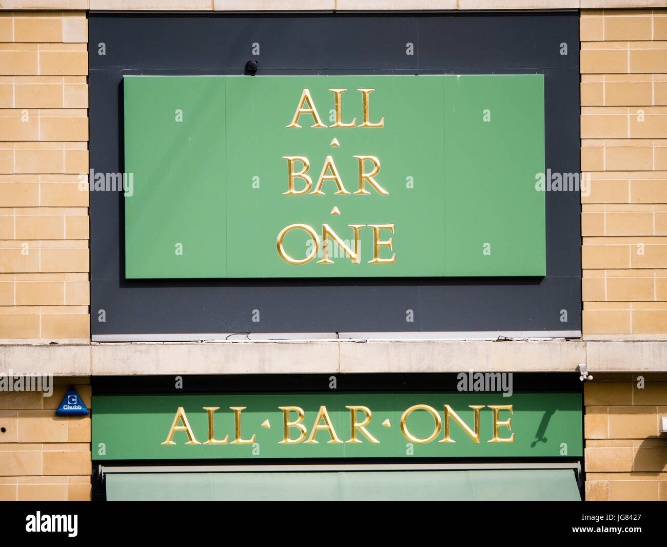 All Bar One, Restaurant, Pub Chain, The Oracle, Reading, Berkshire, England Stock Photo