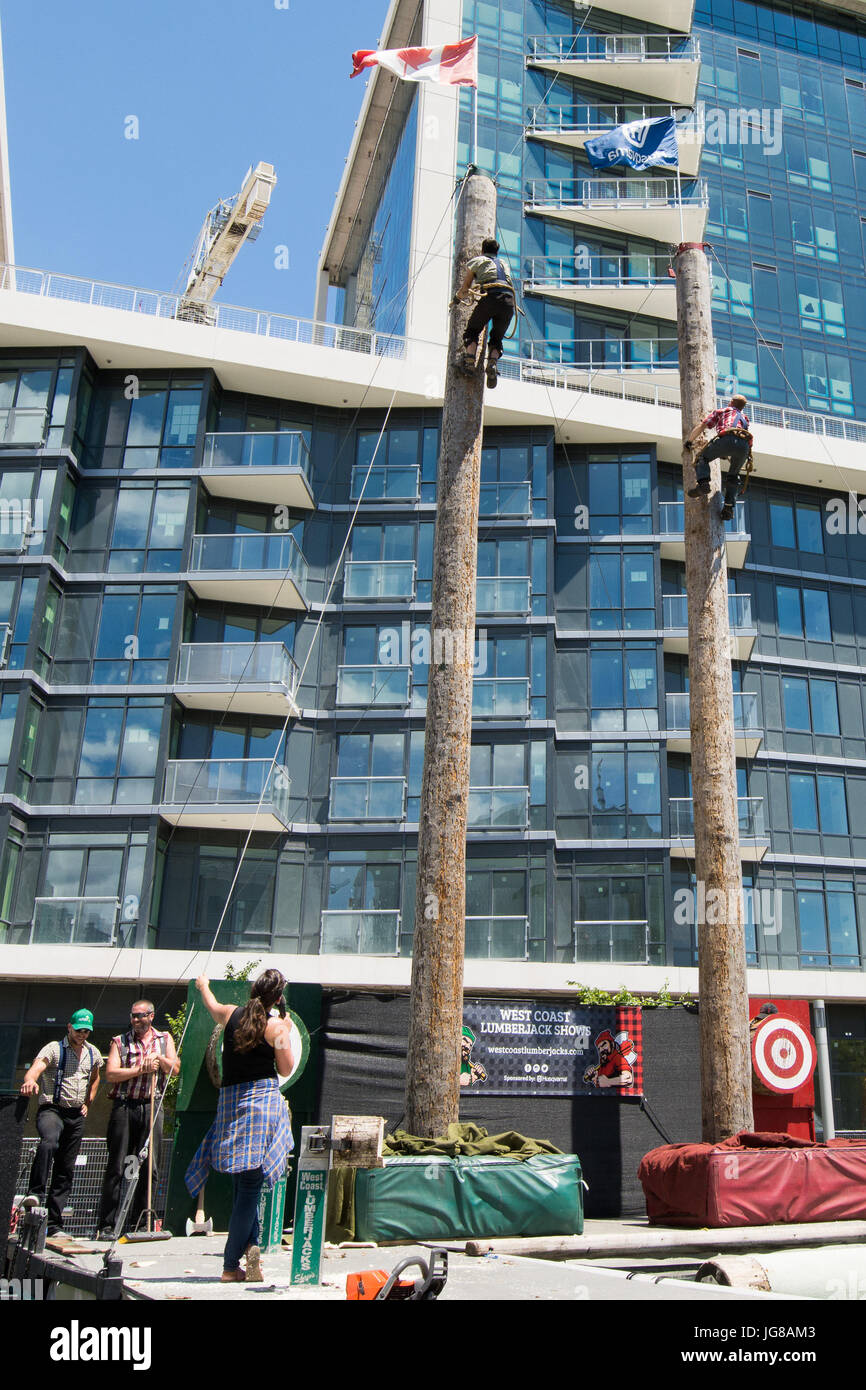 Lumberjack competition canada hires stock photography and images Alamy