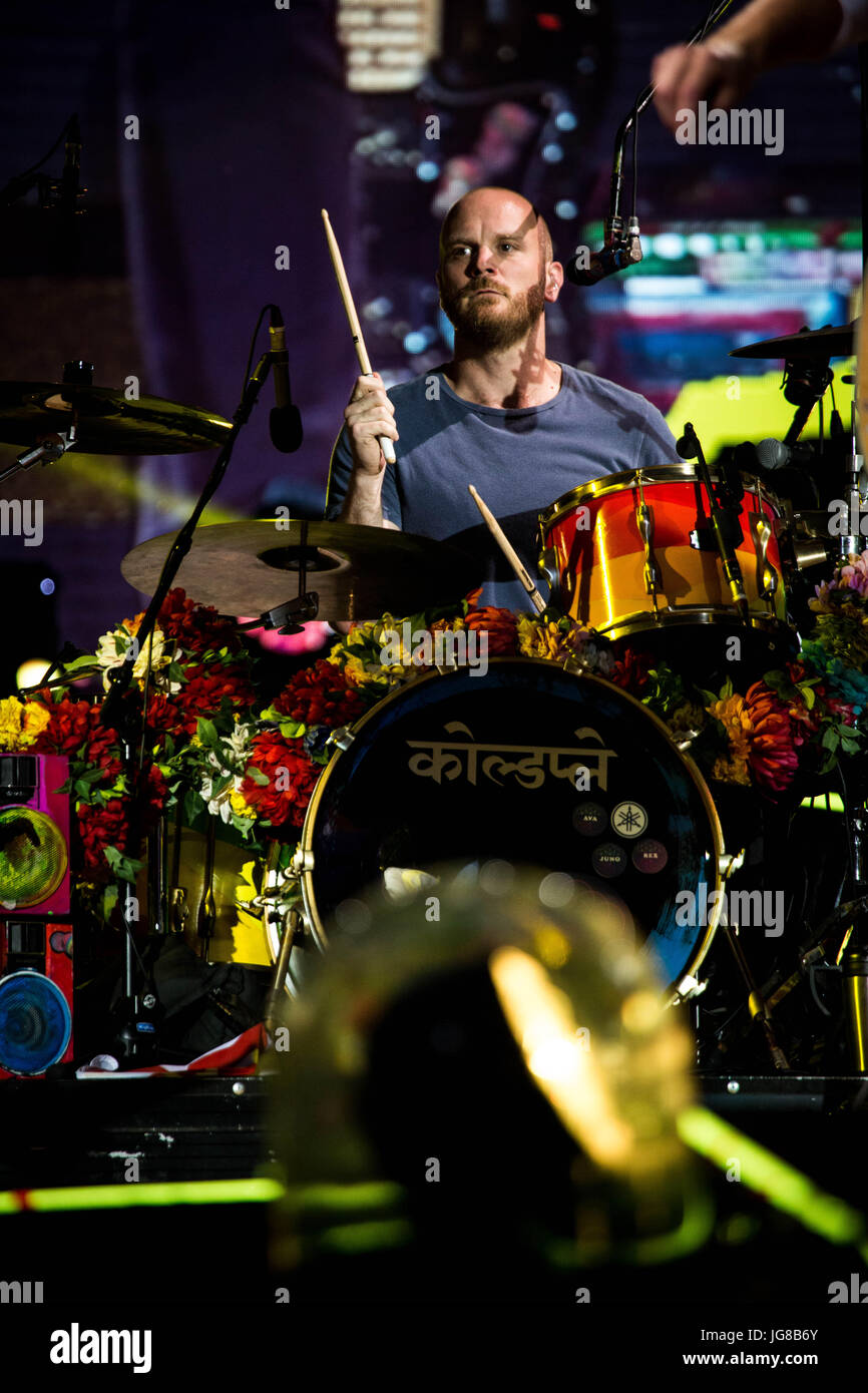 100% Will Champion - Coldplay Live In Gothenburg - DrumCam