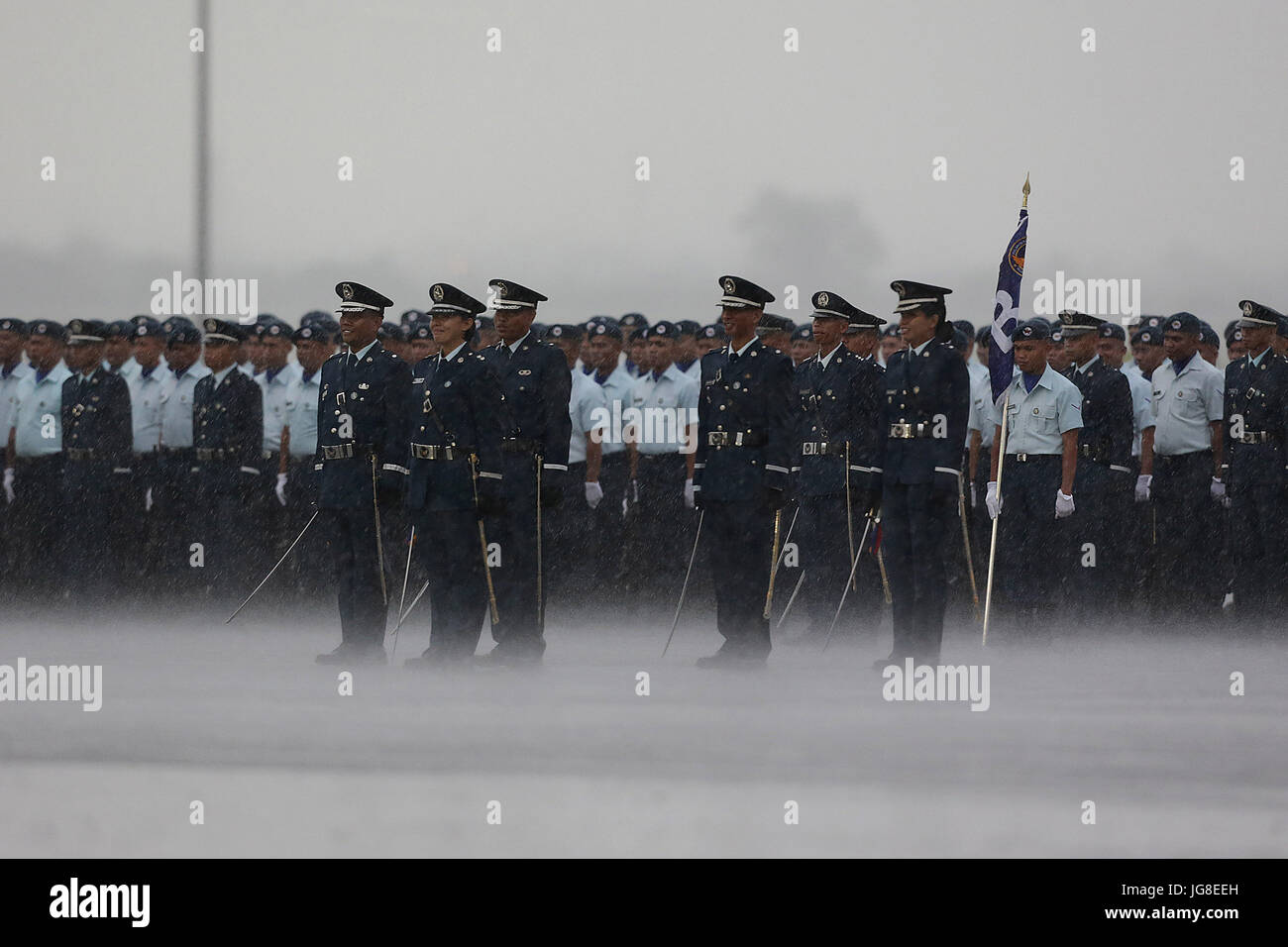 Pampanga Province, Philippines. 4th July, 2017. Members of the