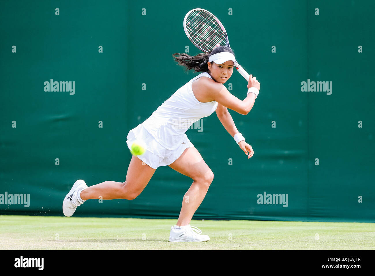 London, UK. 4th July, 2017. Risa Ozaki (JPN) Tennis : Risa Ozaki of
