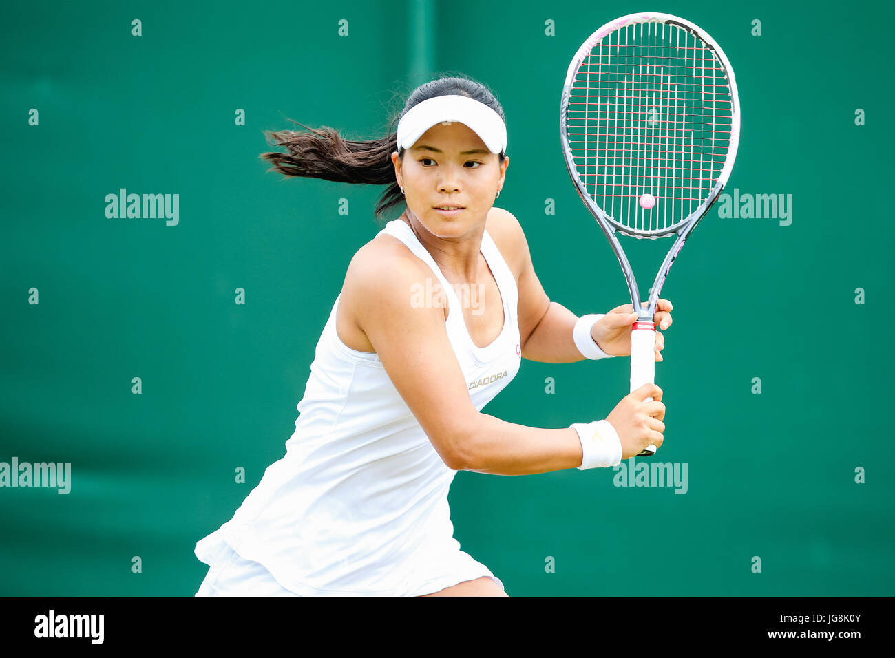 London, UK. 4th July, 2017. Risa Ozaki (JPN) Tennis : Risa Ozaki of