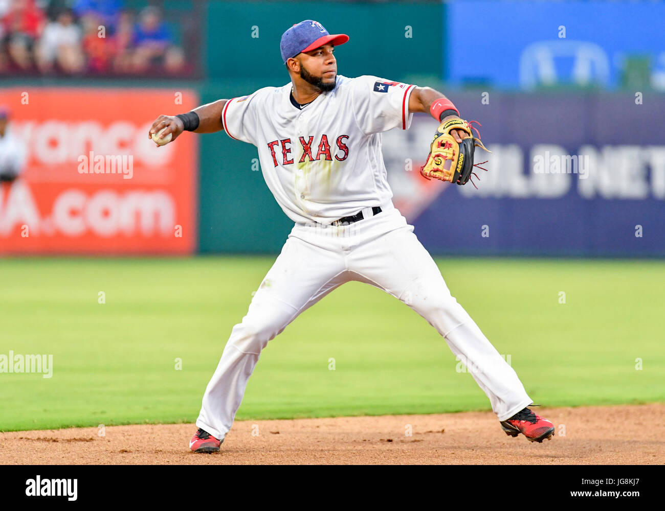 Jul 03, 2017: Texas Rangers shortstop Elvis Andrus #1 during an MLB ...