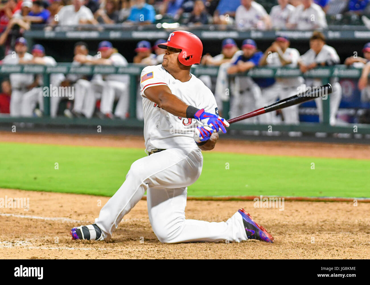 Jul 03, 2017: Texas Rangers third baseman Adrian Beltre #29 drops