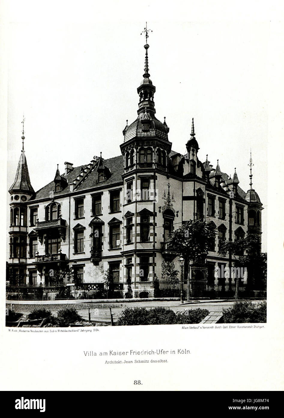 Schmitz jean villa am kaiser friedrich ufer hires stock photography