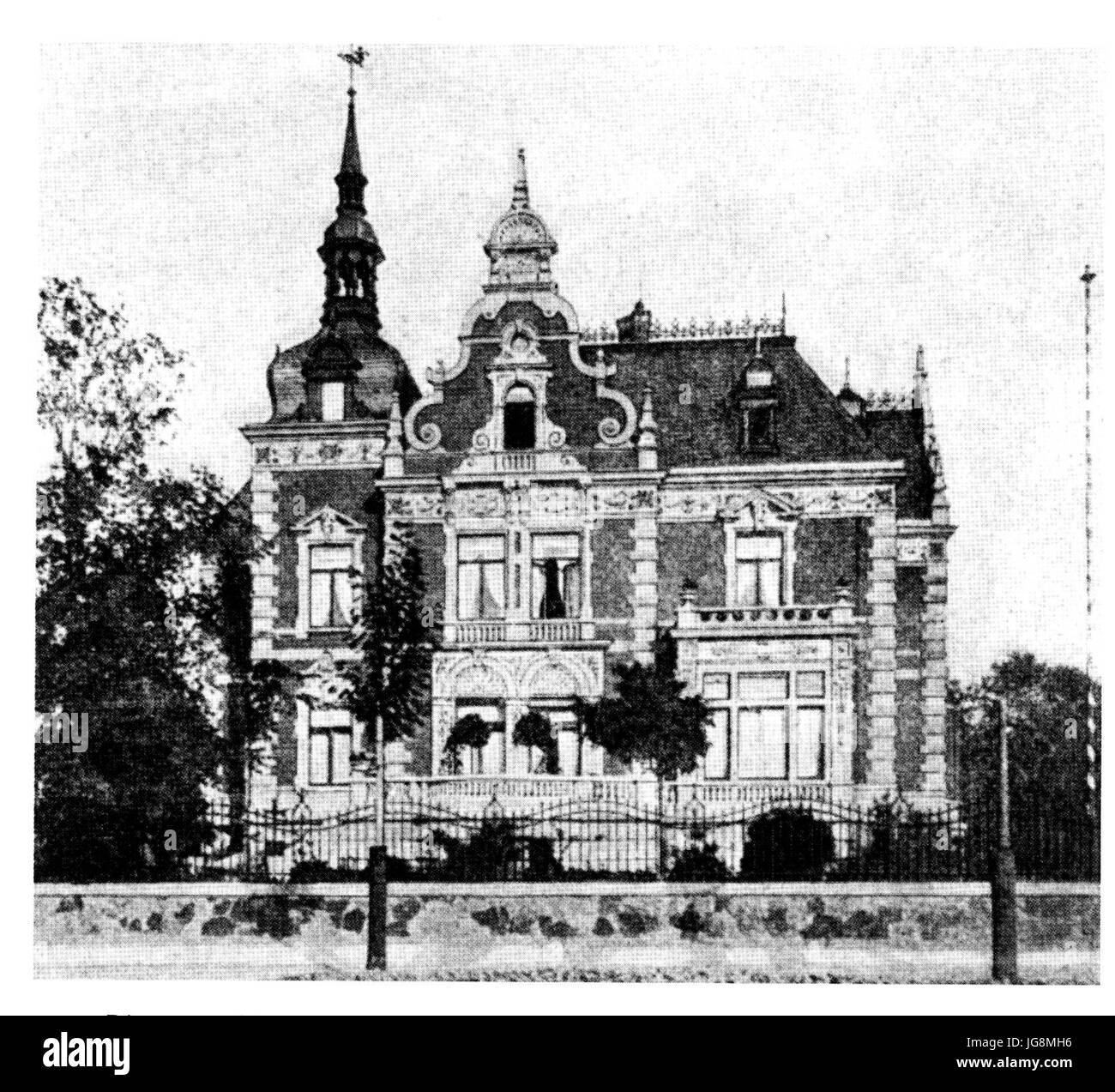 Villa Wölker Karl-Tauchnitz-Straße Nr. 15 oder 31 in Leipzig, erbaut 1888 Architekt Max Pommer Stock Photo