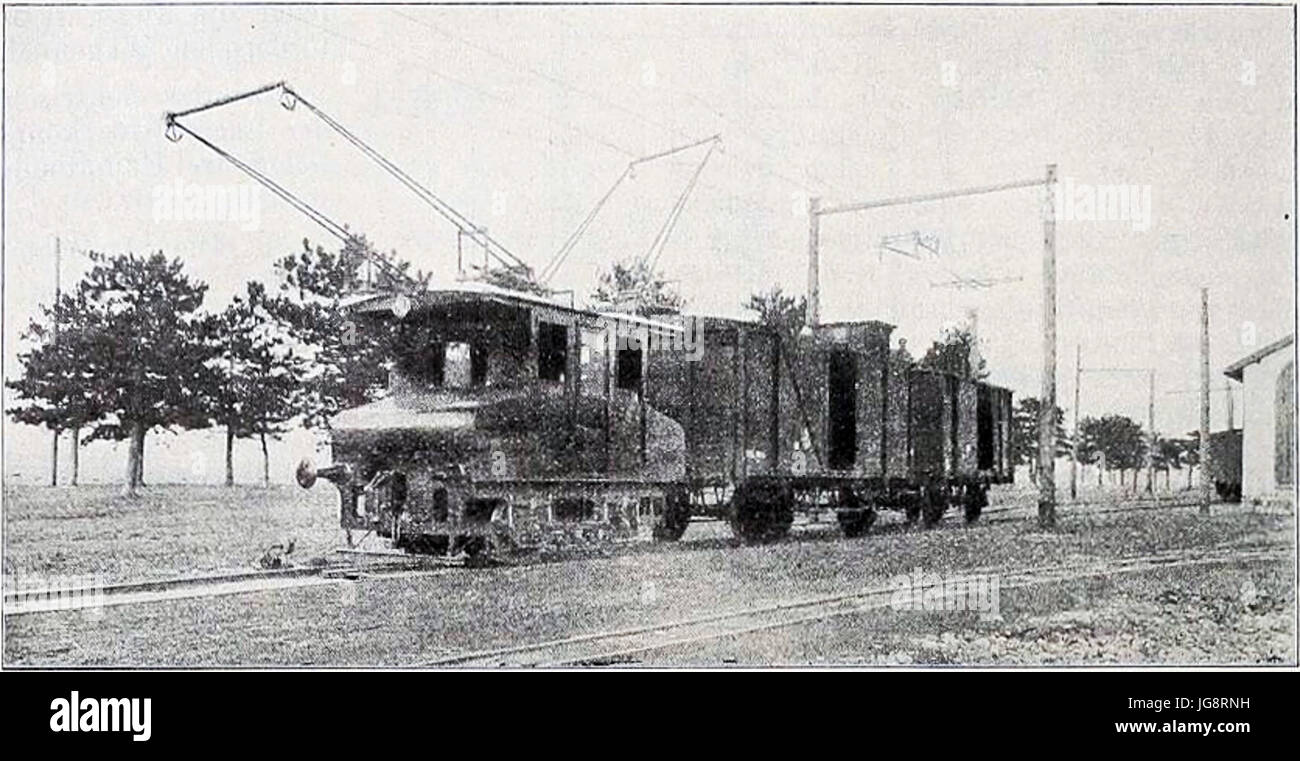 Wöllersdorf,-Munitionsfabrik,-Werksbahn-(1902) Stock Photo