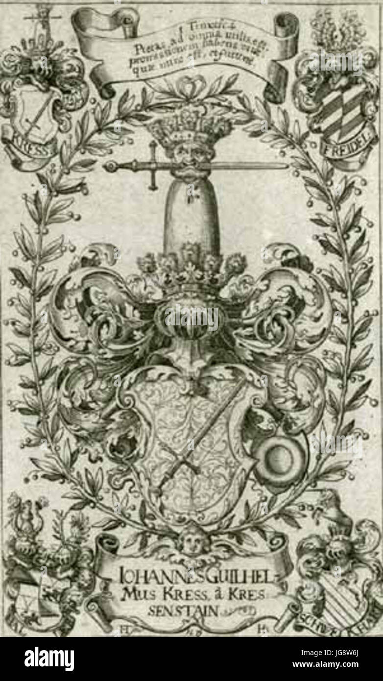 Wappen Kreß von Kressenstein Stock Photo Alamy
