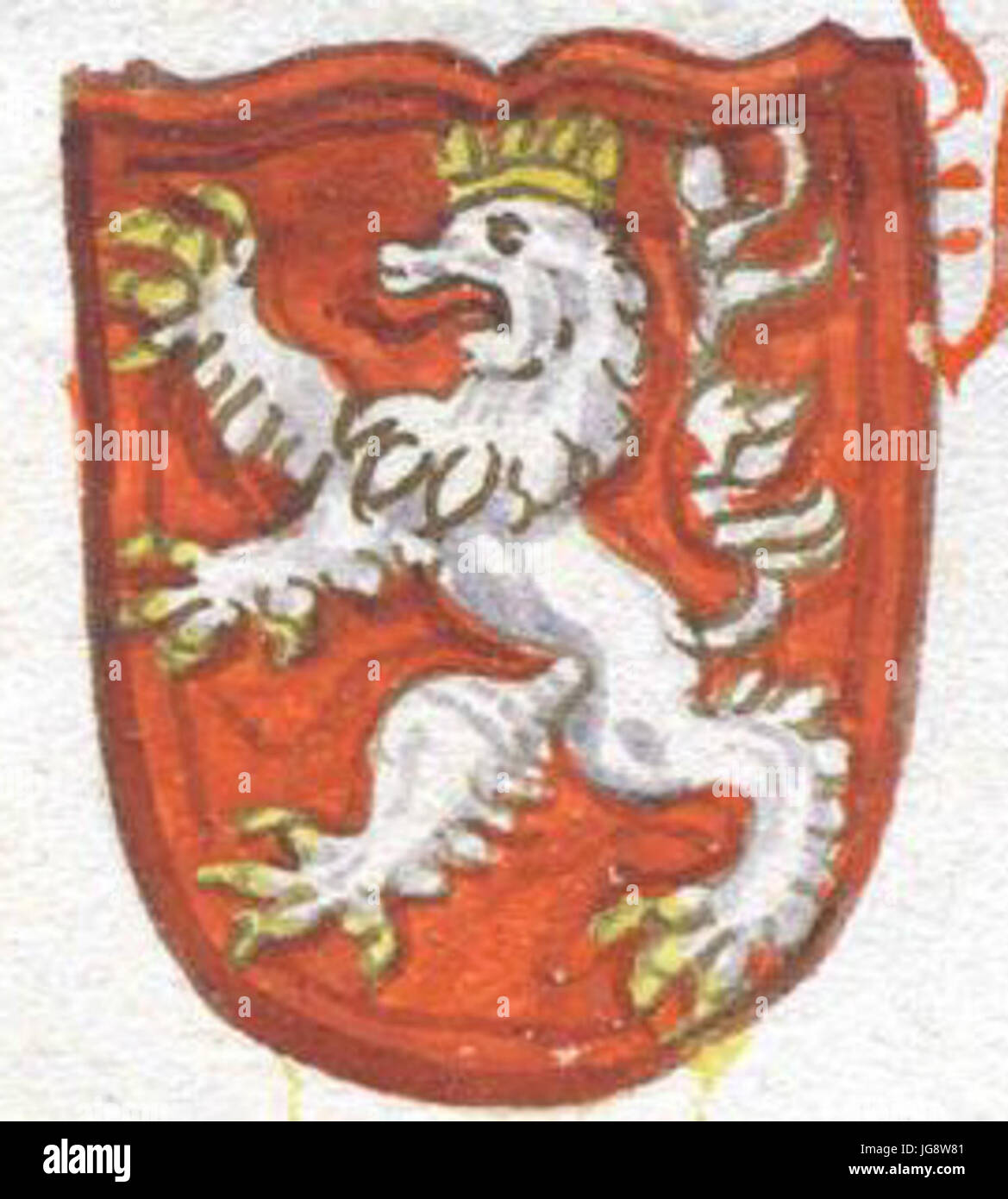 Wappen Salzburger Erzbischöfe Adalbert II von Böhmen Stock Photo Alamy