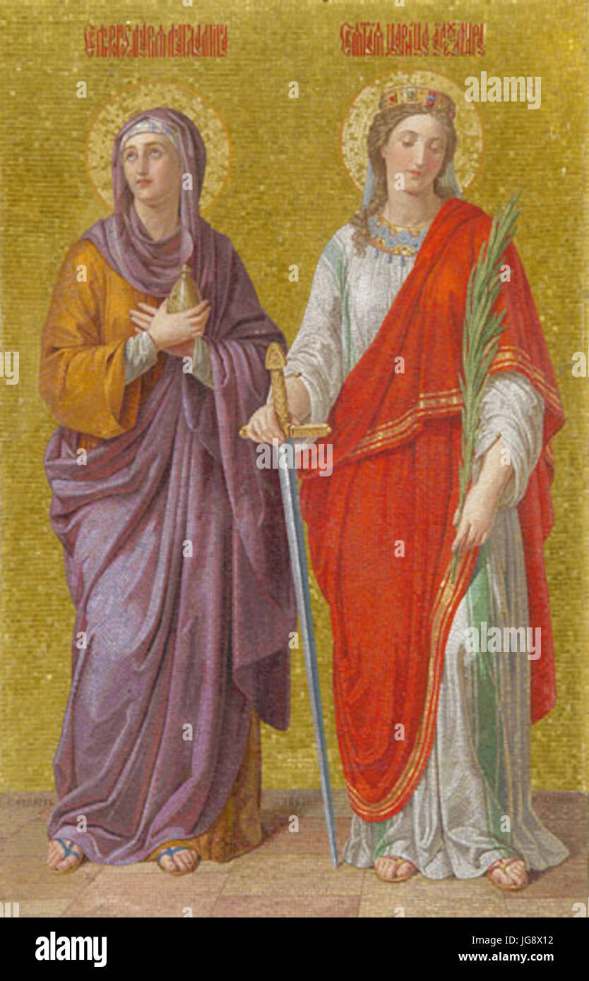 Mary Magdalene and Alexandra of Rome 28St. Isaac s Cathedral29 Stock Photo