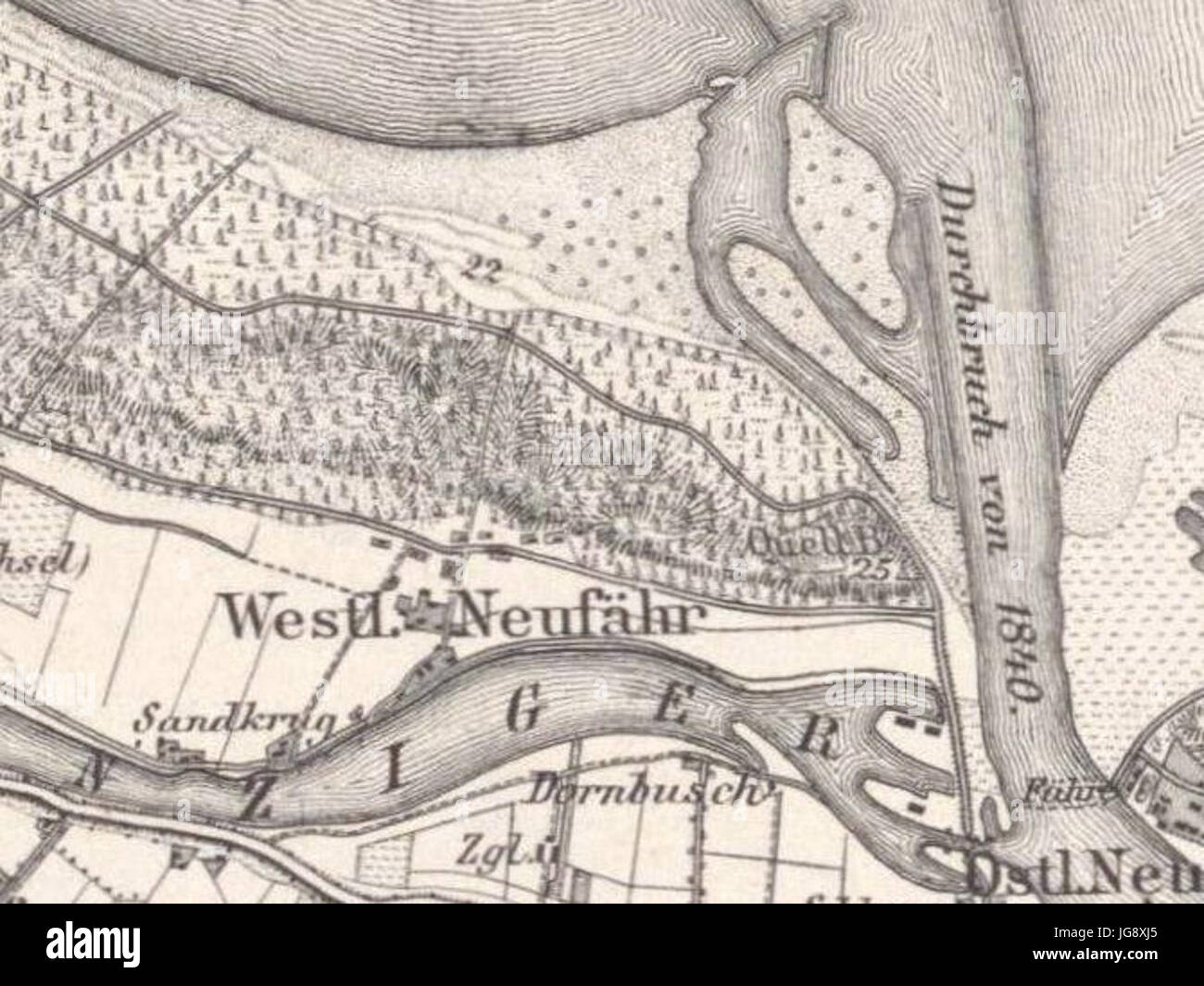 Westlich Neufähr 1901 Stock Photo Alamy