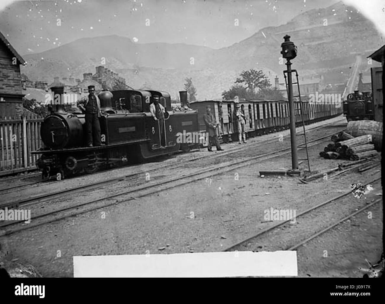 Old welsh railway Black and White Stock Photos & Images - Alamy