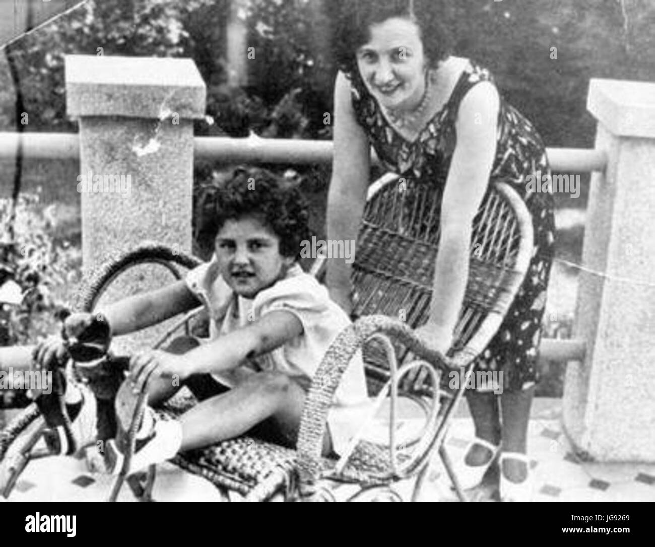 Yevgenia Ezhova 28nee Feigenberg 1904-193829 with child Stock Photo - Alamy