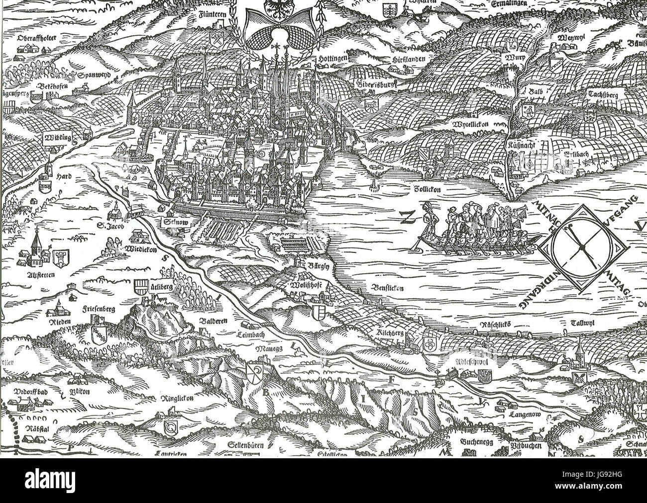 Switzerland map 16th century hi-res stock photography and images - Alamy