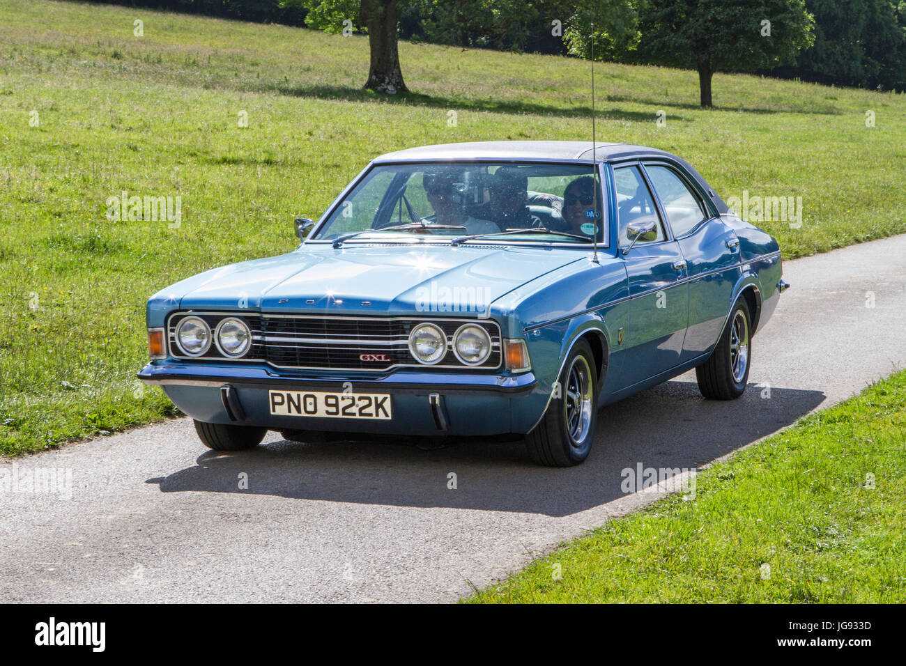Ford Cortina 2000 GXL Classic, collectable restored vintage vehicles  arriving for the Mark Woodward Event at Leighton Hall, Carnforth, UK Stock  Photo - Alamy