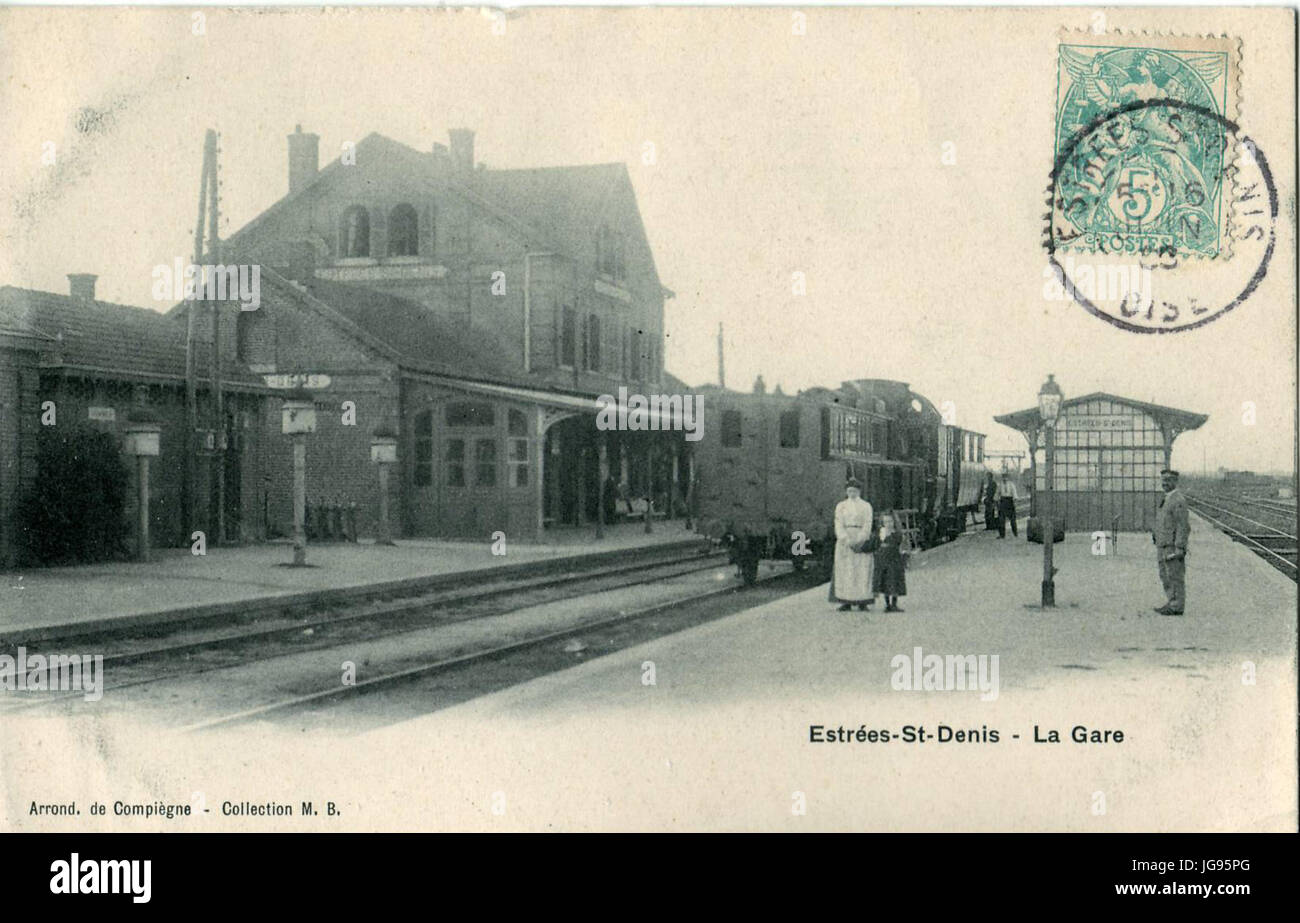 Compiegne map hi-res stock photography and images - Alamy