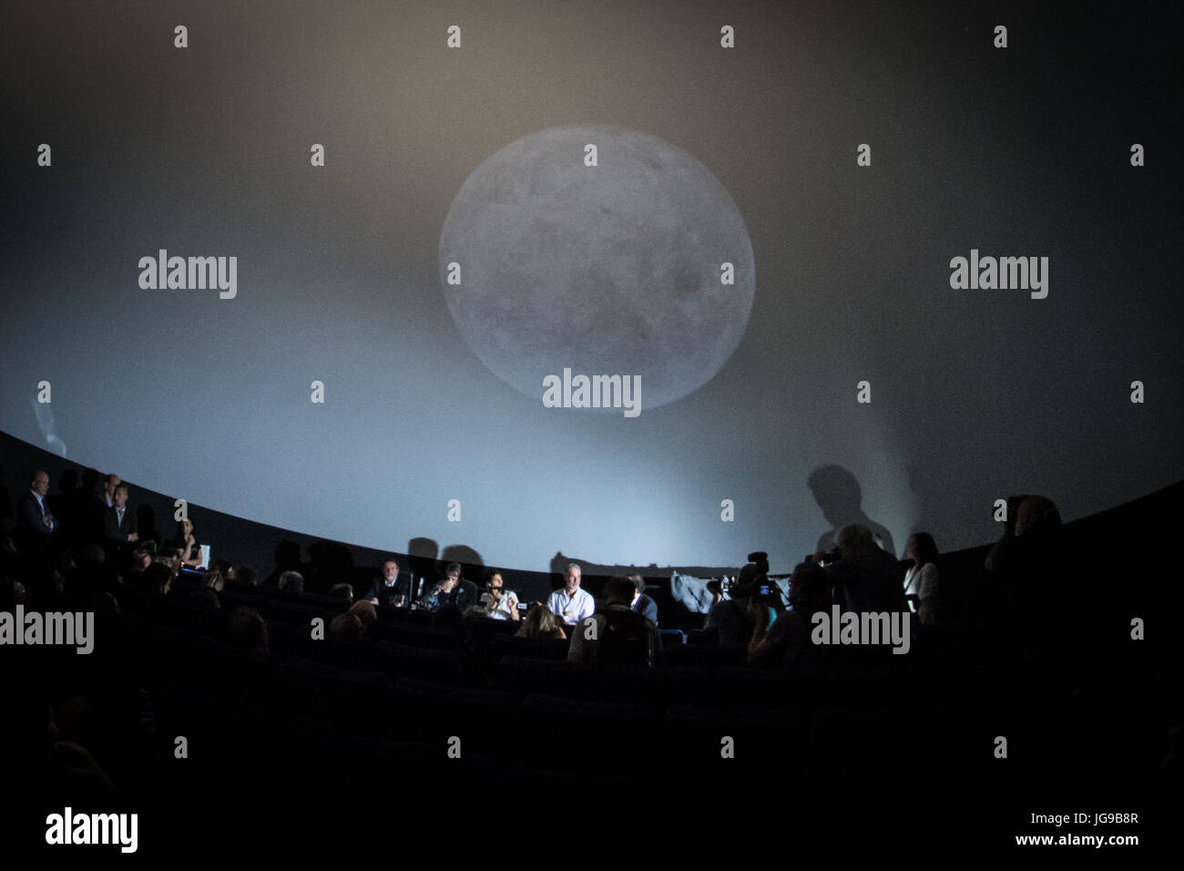 Planetarium Rome Mayor of Rome Virginia Raggi attends 'Planetary Rome' presentation, an ...