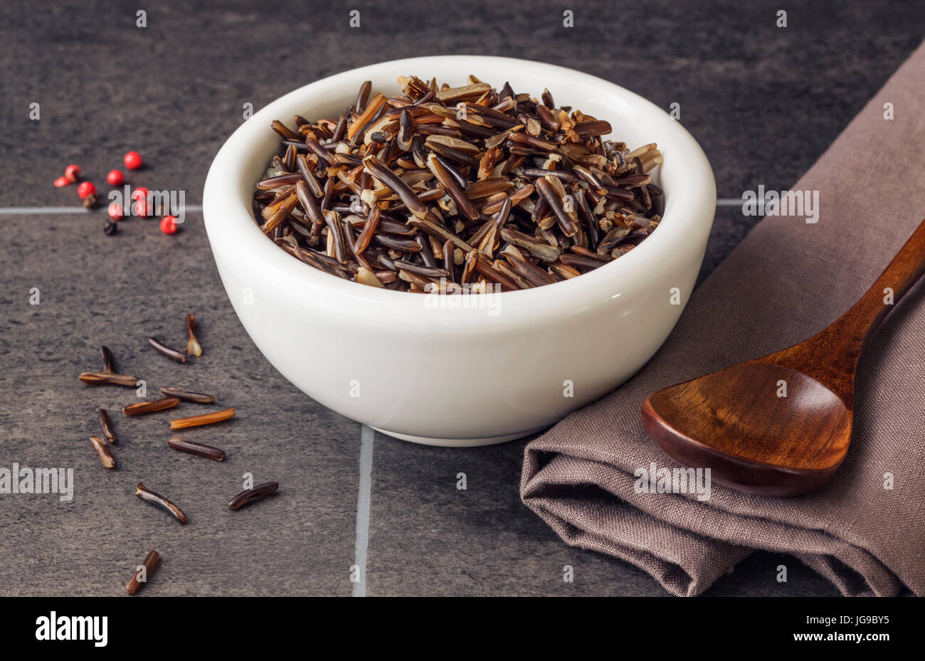 Wild Rice Stock Photo