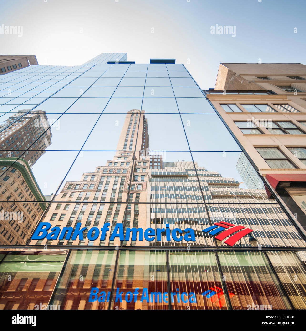 A branch of Bank of America in New York on Friday, June 30, 2017