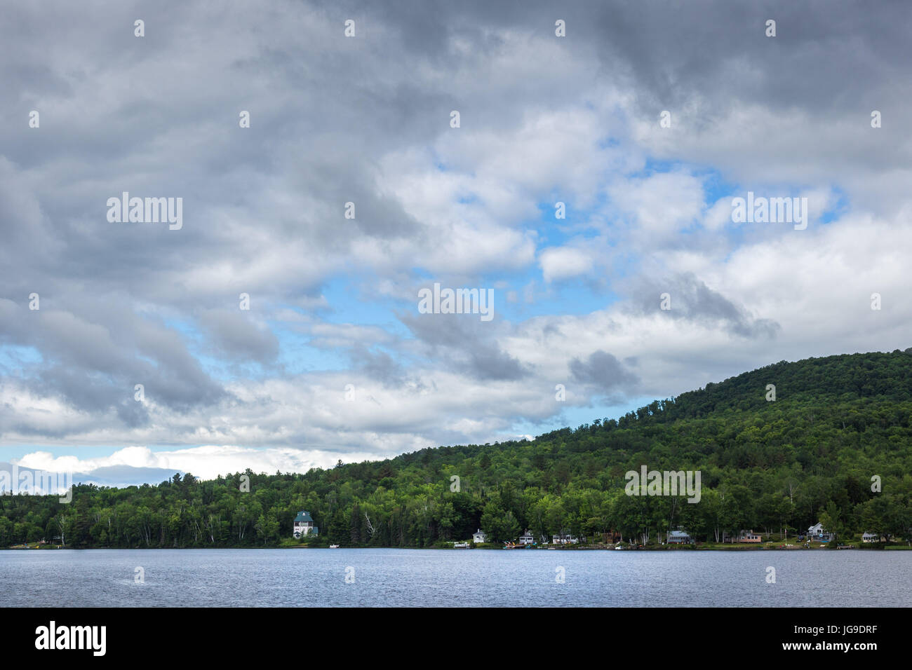 A quiet morning at Neal Pond, Vermont Stock Photo Alamy