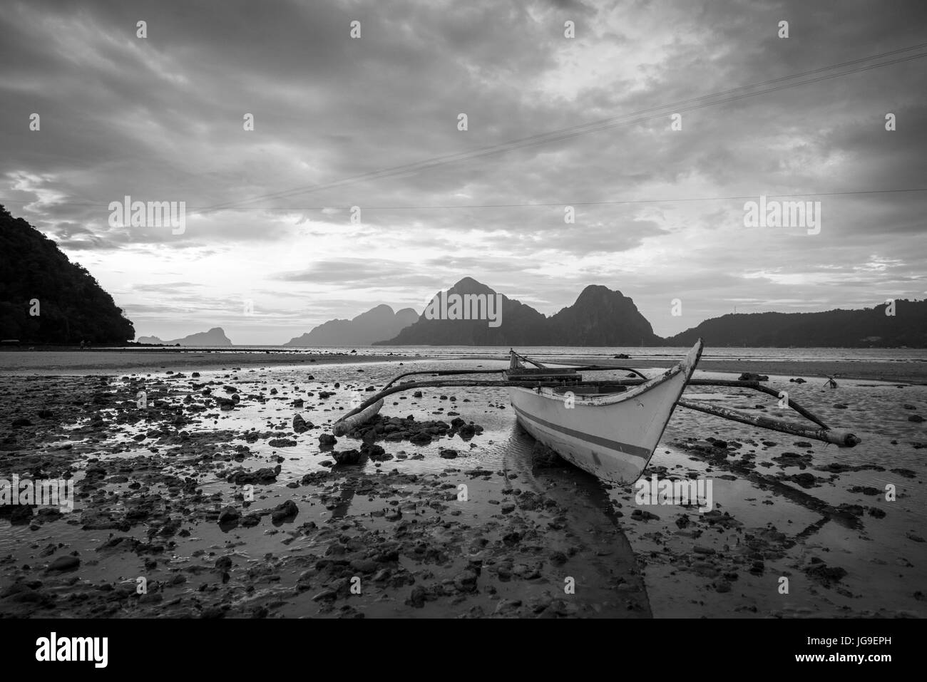 El nido palawan island Black and White Stock Photos Images Alamy