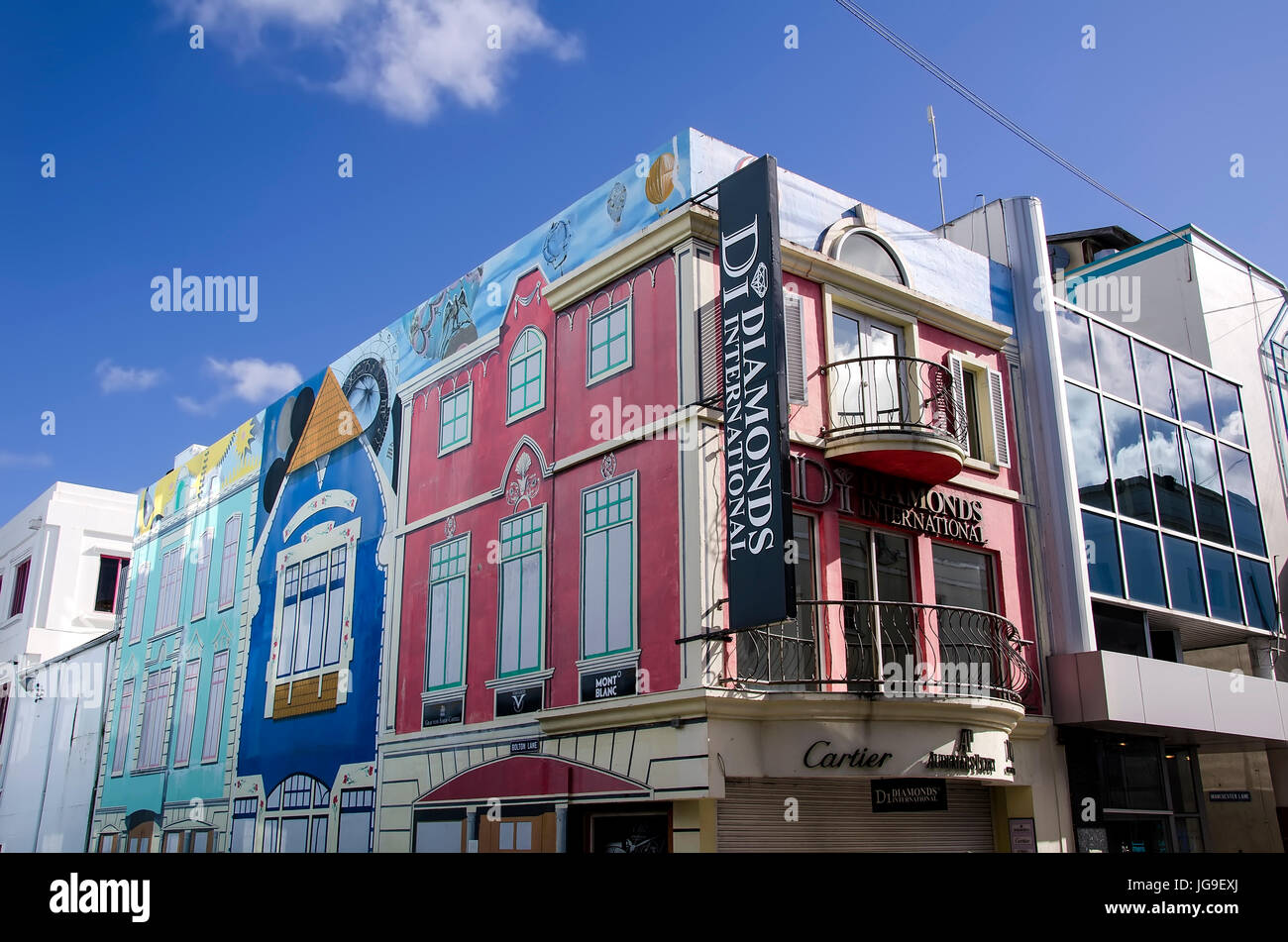 Bridgetown shopping street barbados hi-res stock photography and