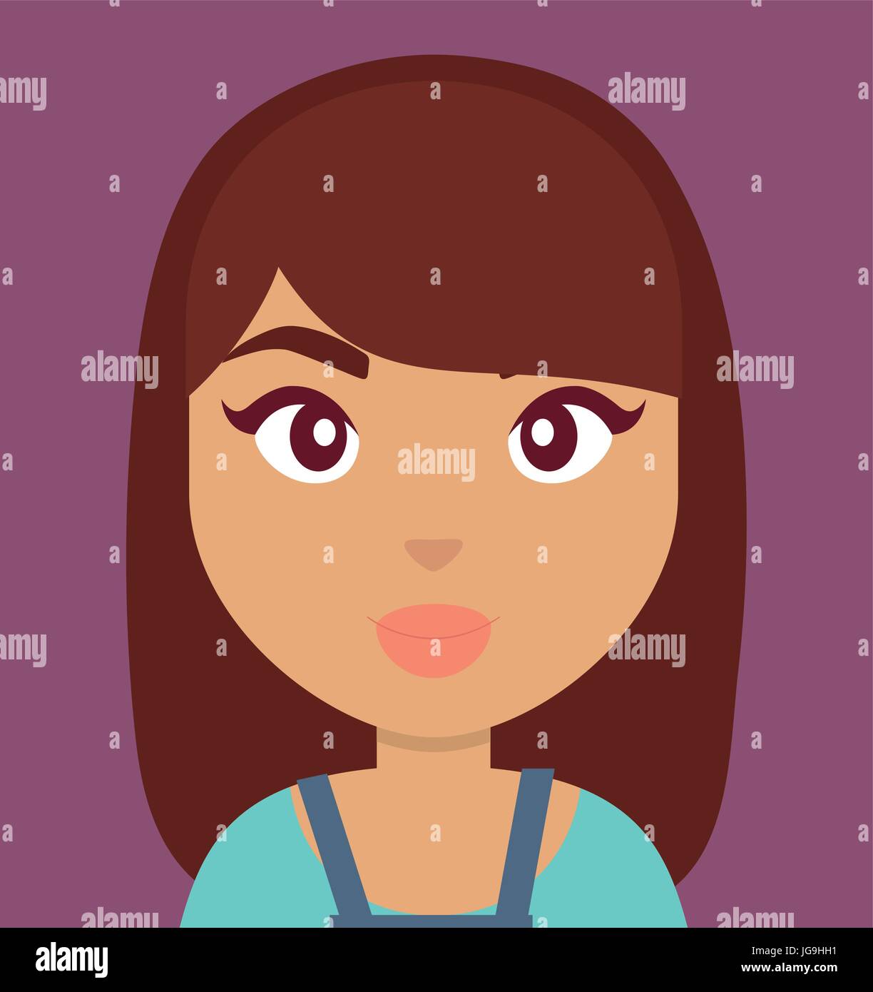 cartoon woman icon Stock Vector Image & Art - Alamy
