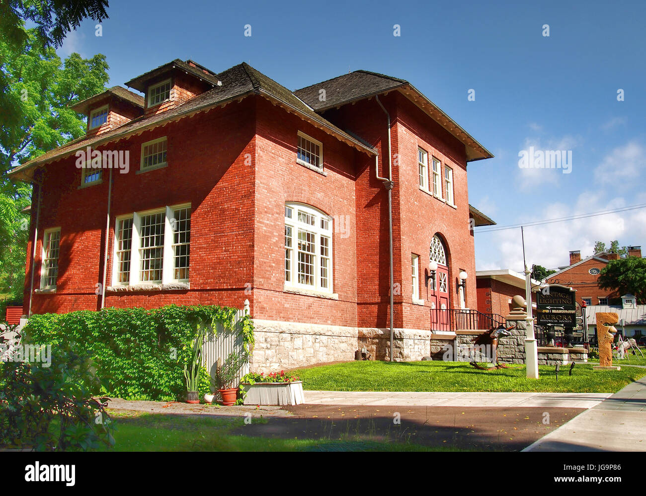 Aurora New York , USA. July 2, 2017. Aurora Arts and Design Center, Aurora , New York Stock Photo