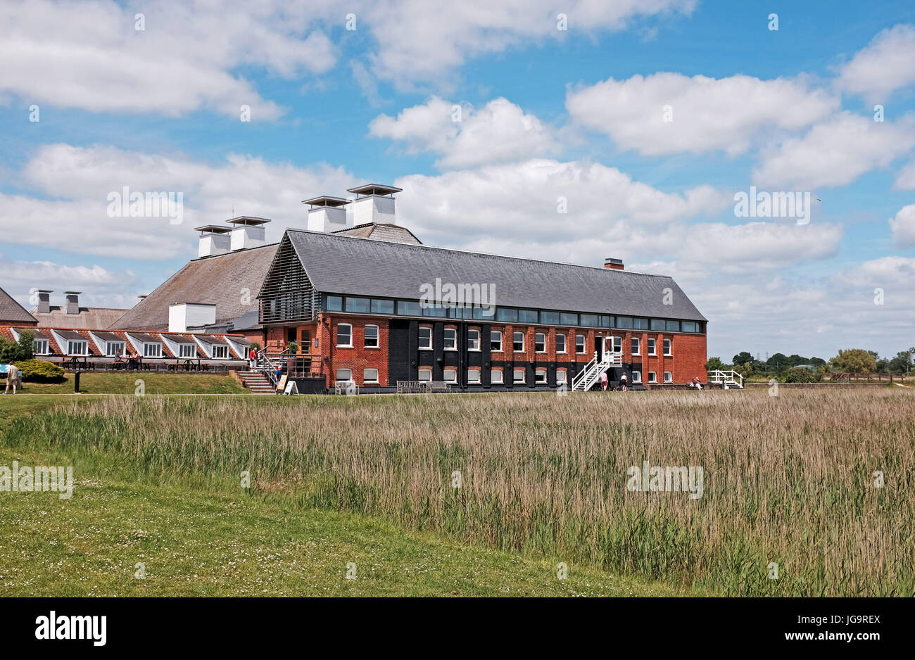 Snape Maltings Suffolk UK June 2017 - Snape Maltings a centre of art music and outstanding natural beauty Stock Photo