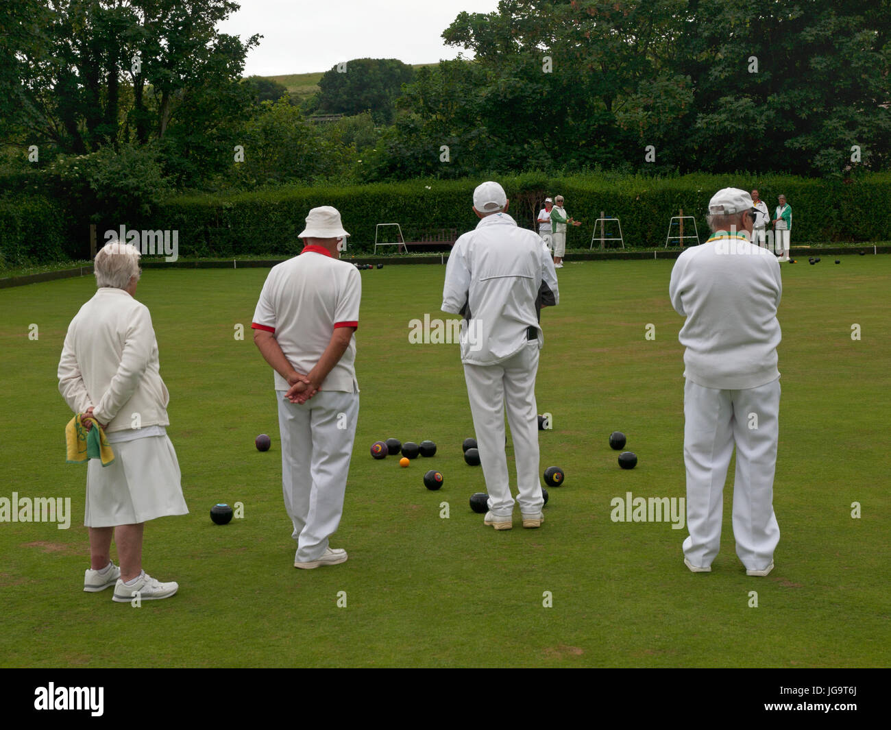 Flat green bowls hires stock photography and images Alamy