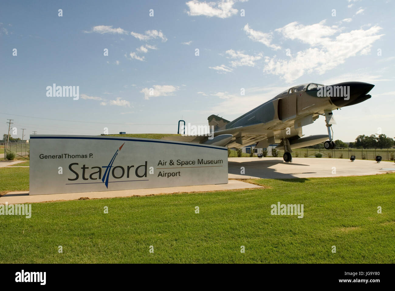 Stafford Air & Space Museum Airport Weatherford Oklahoma USA Stock Photo
