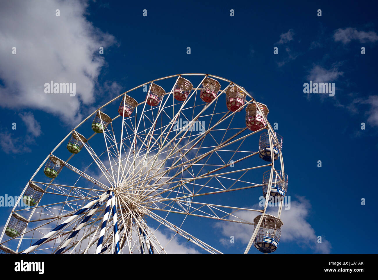 Big Wheel, The Hoppings, Town Moor, Newcastle Upon Tyne Stock Photo
