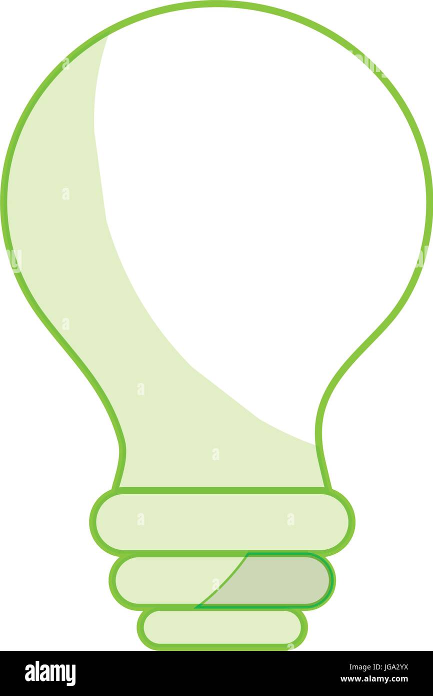 silhouette electricity bulb innovation to illuminated of cities Stock ...