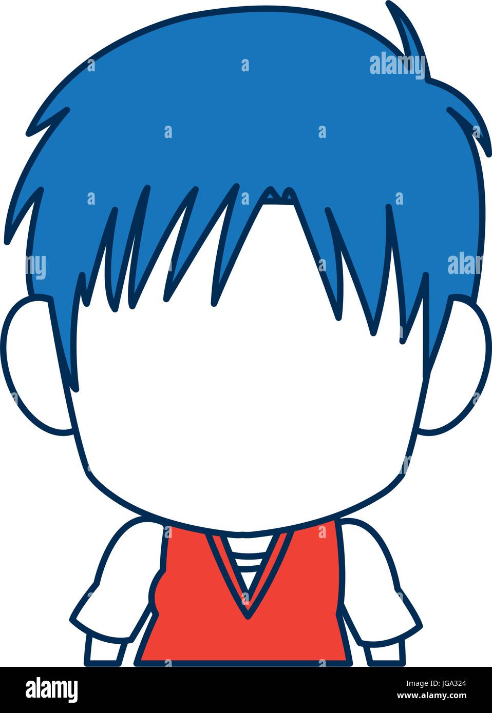 Kawaii Anime Cutest Blue Haired Anime Character - Blue Haired Anime Boy  Transparent - 900x575 PNG Download - PNGkit