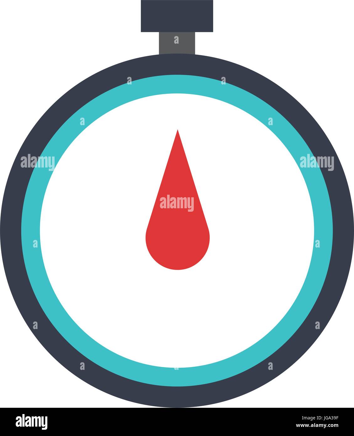 chronometer stop watch time clock Stock Vector Image & Art - Alamy