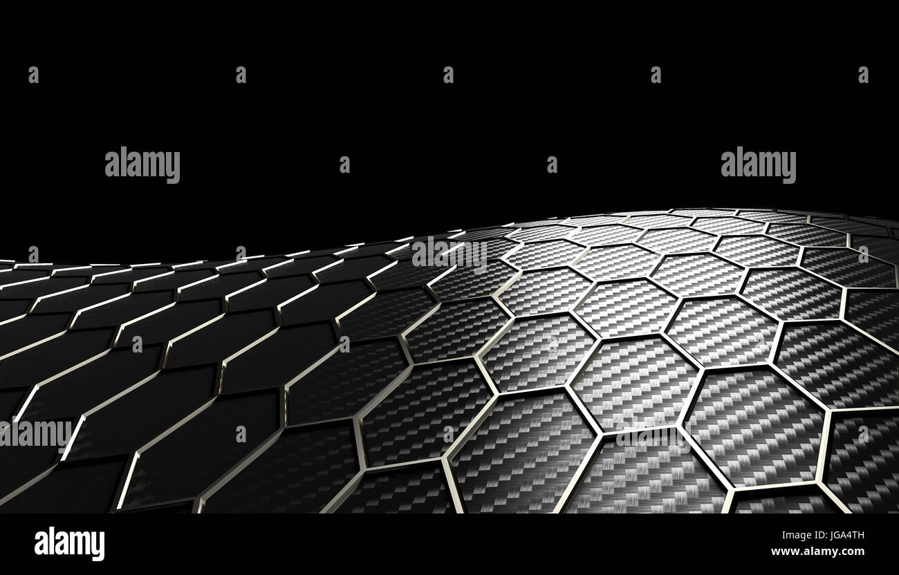 hexagonal carbon fiber background 3d rendering image Stock Photo Alamy