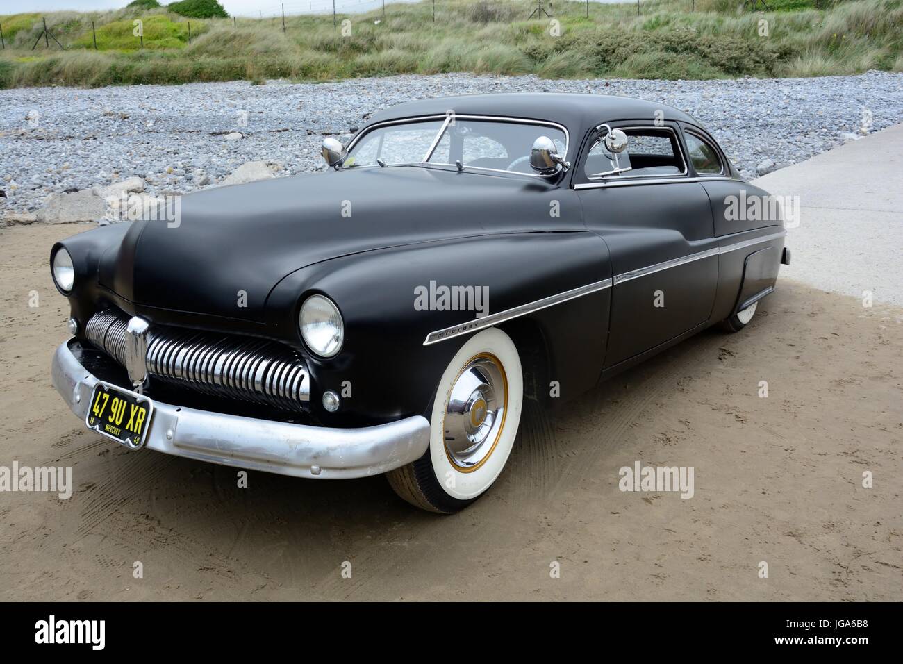 Mercury classic car 1940  black Stock Photo