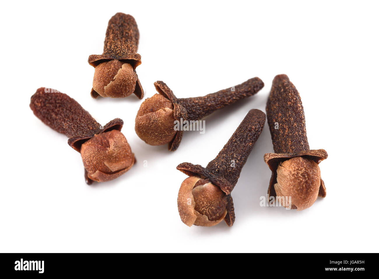 Cloves isolated on white background Stock Photo