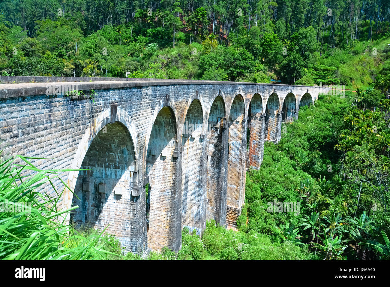 The Main Line Rail Road In Sri Lanka Stock Photo Alamy